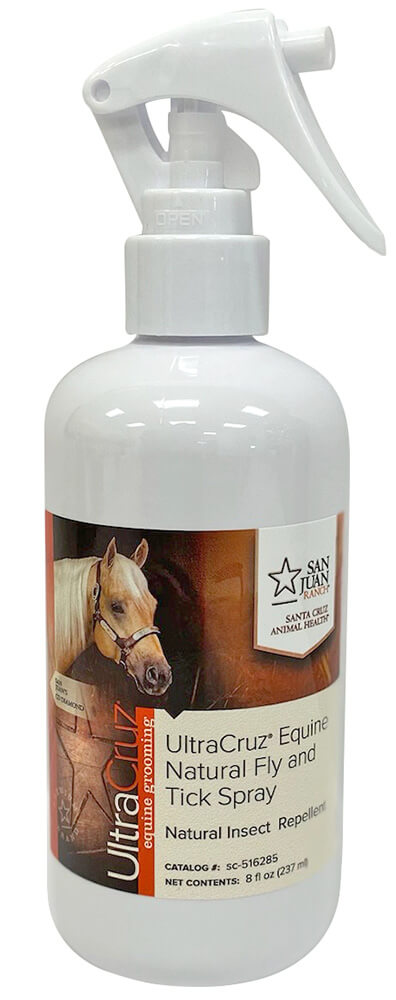 UltraCruz Equine Natural Fly and Tick Spray for Horses Farmers