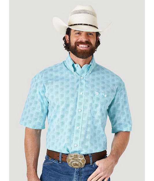 George Strait Short Sleeve-Teal