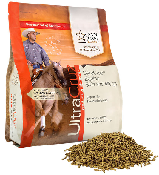 UltraCruz® Equine Skin and Allergy Supplement for Horses