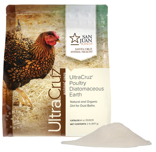 UltraCruz® Poultry Diatomaceous Earth for Chickens
